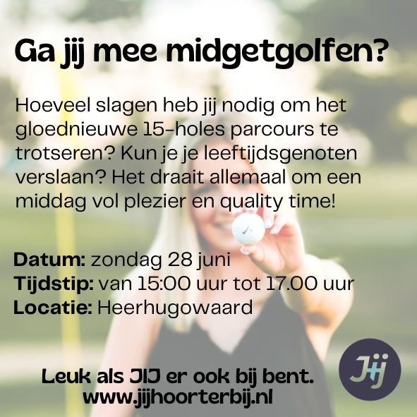 Ga jij mee midgetgolfen