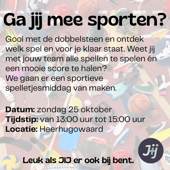 Ga jij mee sporten